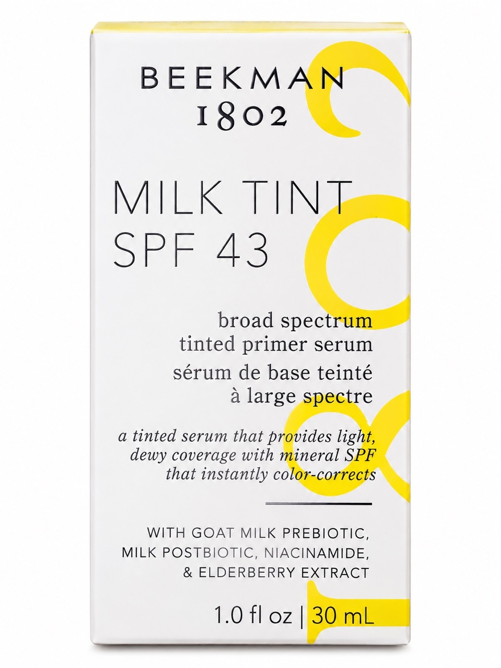 Beekman 1802 Milk Tint SPF 43 Tinted Primer Serum - Medium